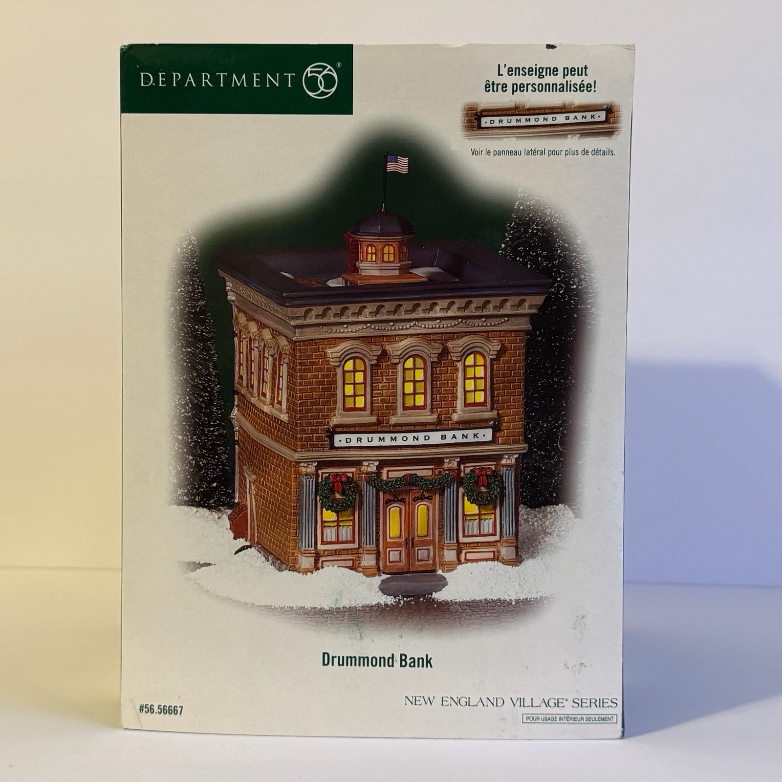 Vintage Dept 56 Drummond Bank New England Village Christmas Fall 56.56667 Used