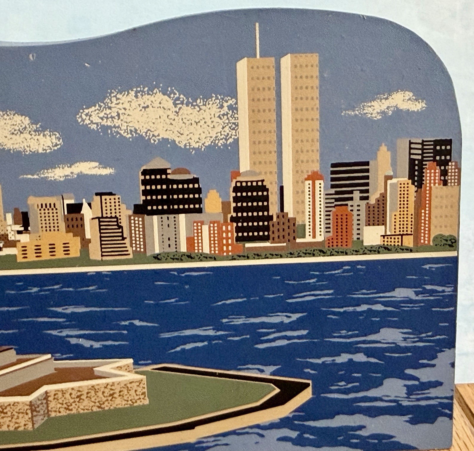Cat’s Meow Series Wooden Buildings Black Cat NEW YORK CITY SKYLINE Big Apple
