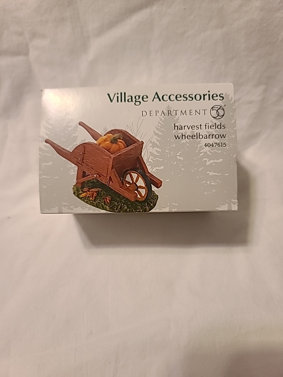 Village Accessories Harvest Fields Wheelbarrow By Department 56 #4047615