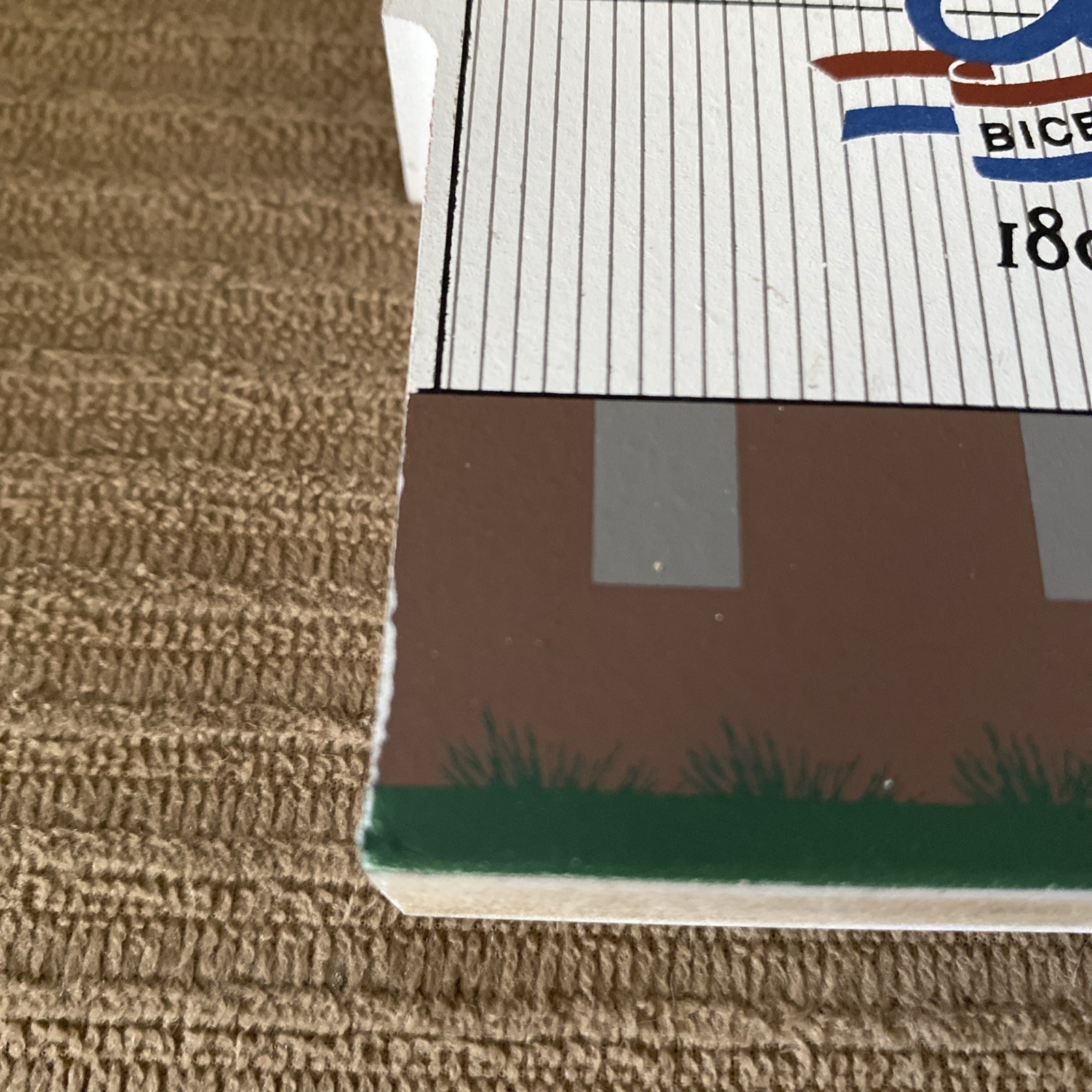 Cat’s Meow Ohio Bicentennial Barn Montgomery County #10 Wooden Shelf Sitter