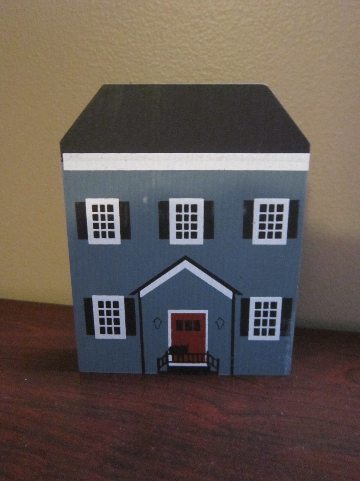 ALLEN-COE HOUSE SERIES III CAT’S MEOW VILLAGE 1985 FALINE ’89 WOOD BLOCK CLEAN!
