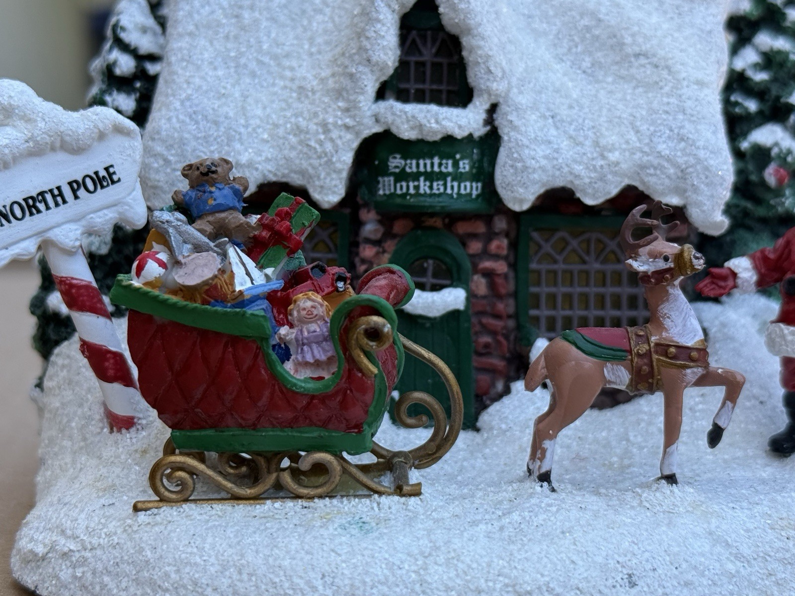 Thomas Kinkade Teleflora 2010 Christmas Santa’s Workshop