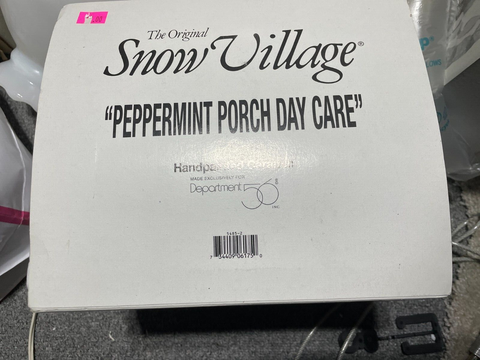 Hallmark Dept. 56 Snow Village Series in Box PEPPERMINT PORCH DAYCARE # 54852