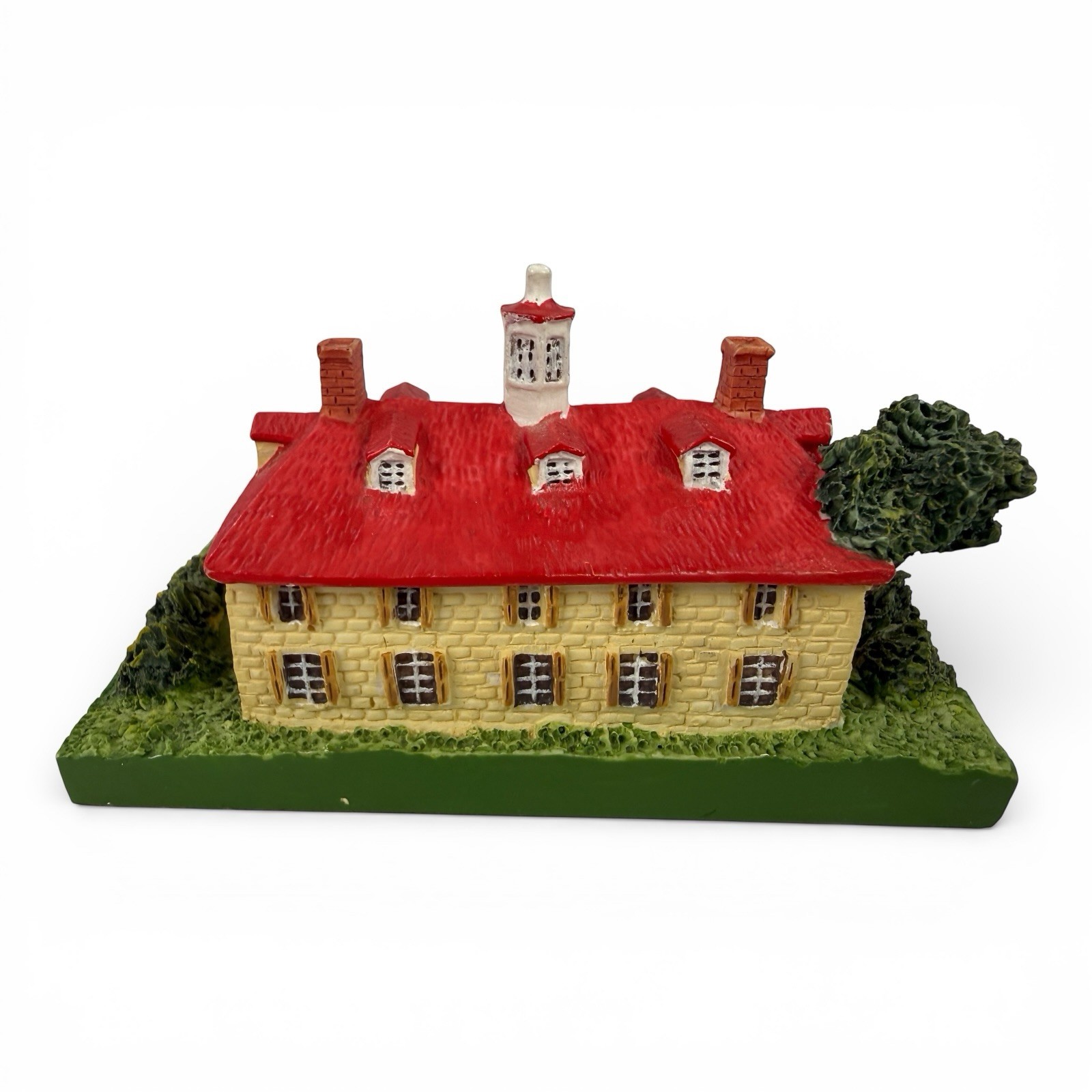Mount Vernon Mini Replica Collectible Resin House Model George Washington 2×3.7″