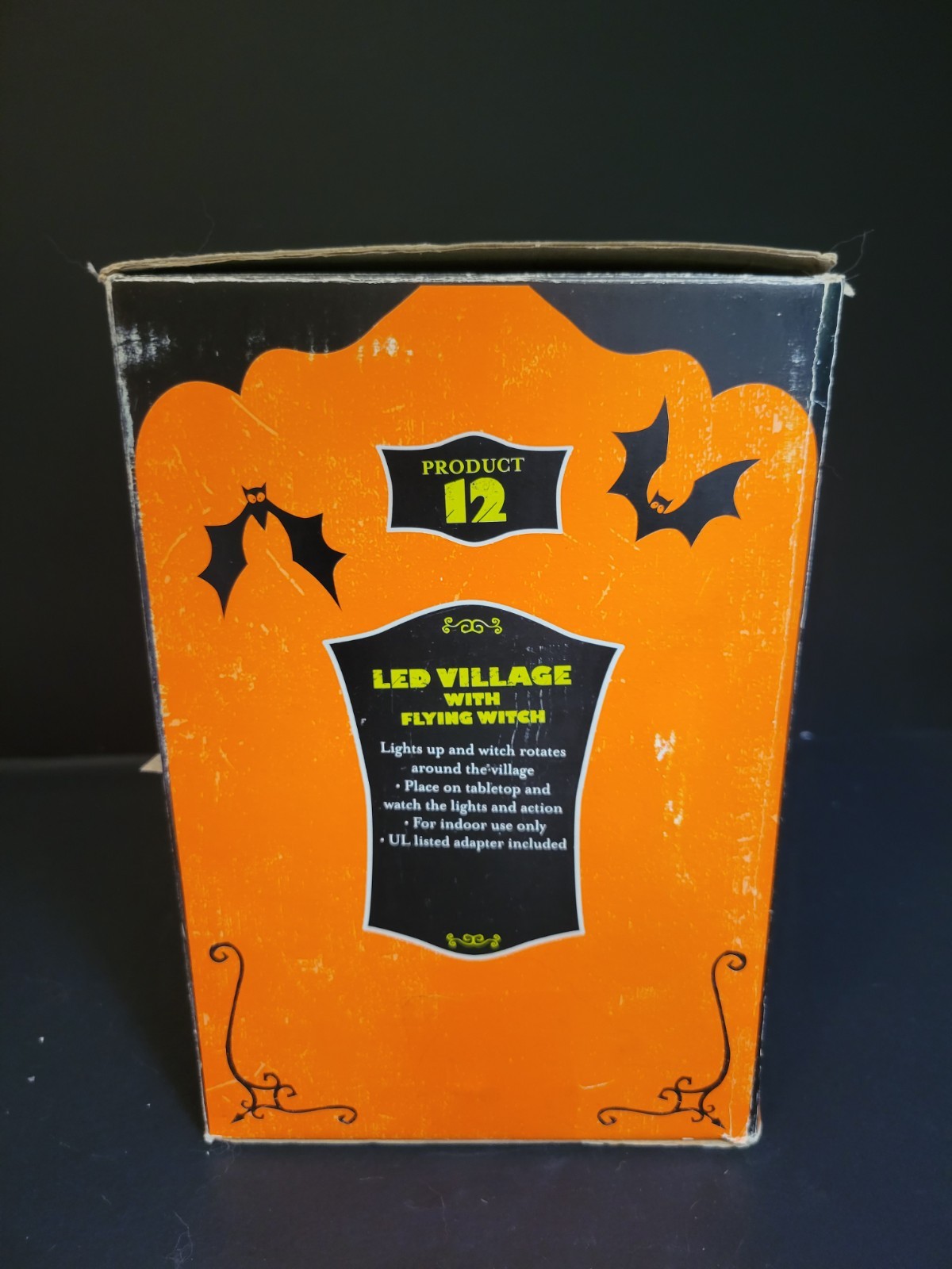 LED Product 12 Target Halloween Village Haunted Tree House Flying Witch READ