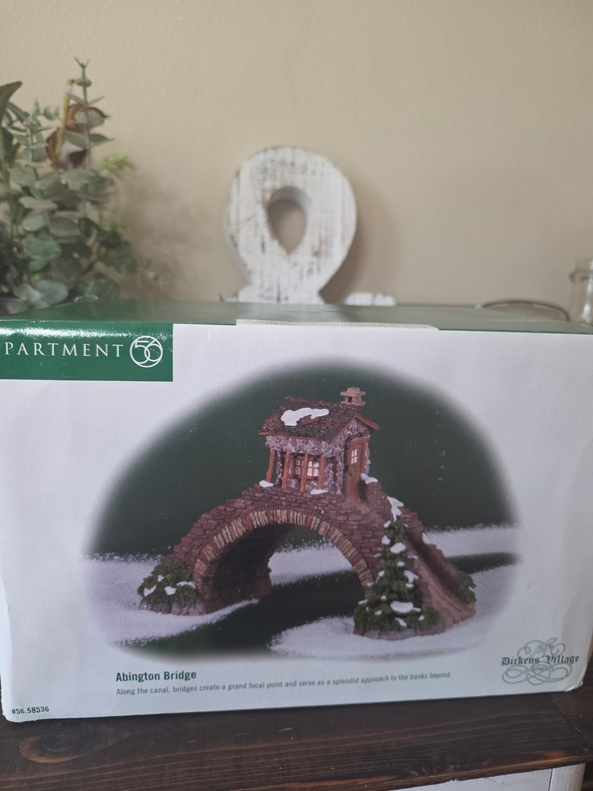 Department 56 Dickens Village “ABINGTON BRIDGE” Landscape Accessory 58536 ~MINT~