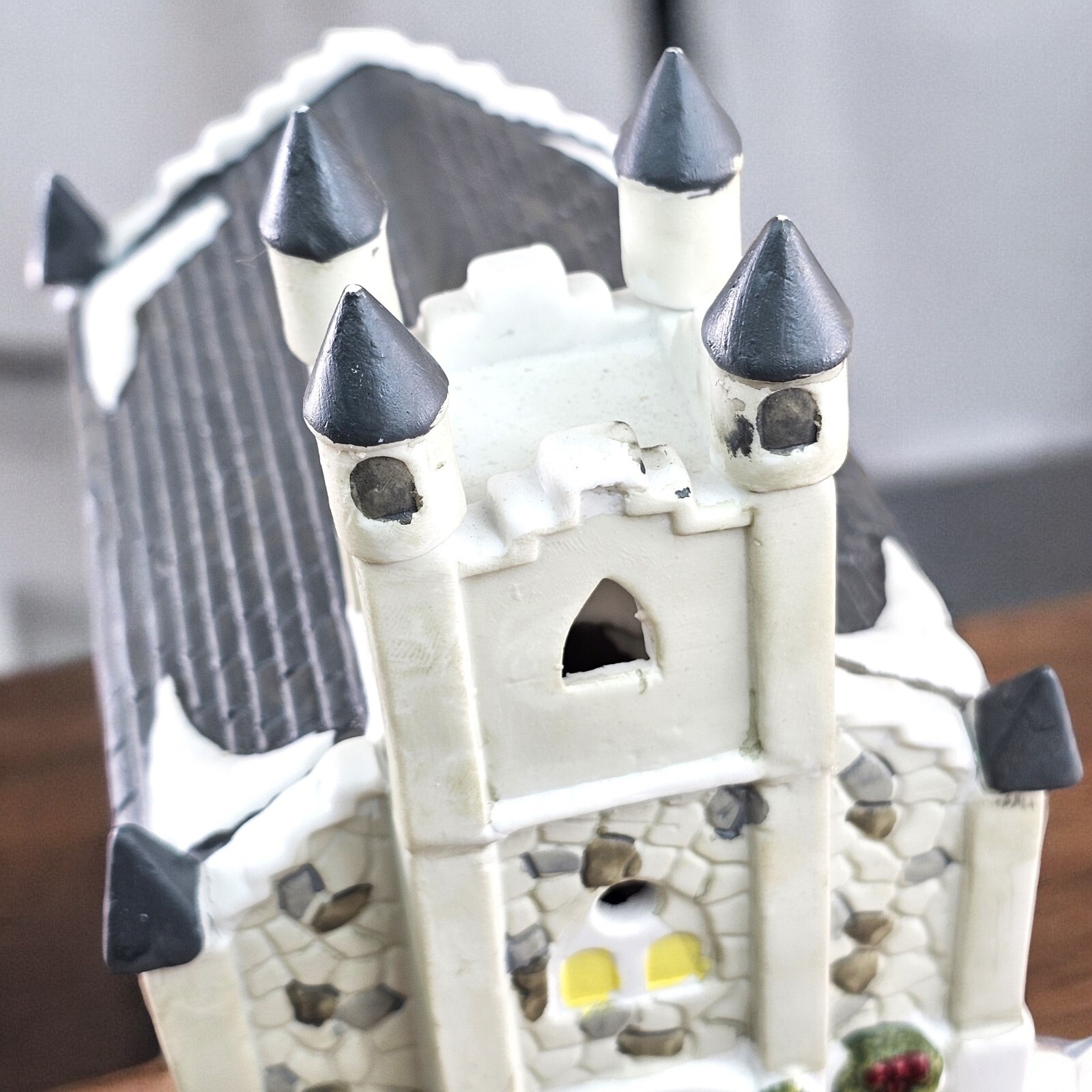Vintage Pacific Rim Porcelain Christmas Queens Road Church Village House Taiwan