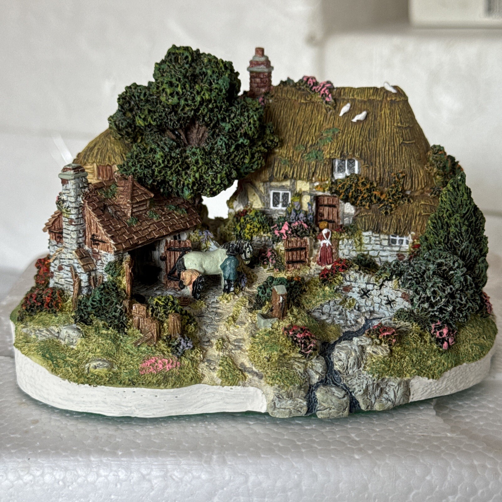 THE COUNTRY VILLAGE COLLECTION by THE DANBURY MINT “THE VILLAGE SMITHY”