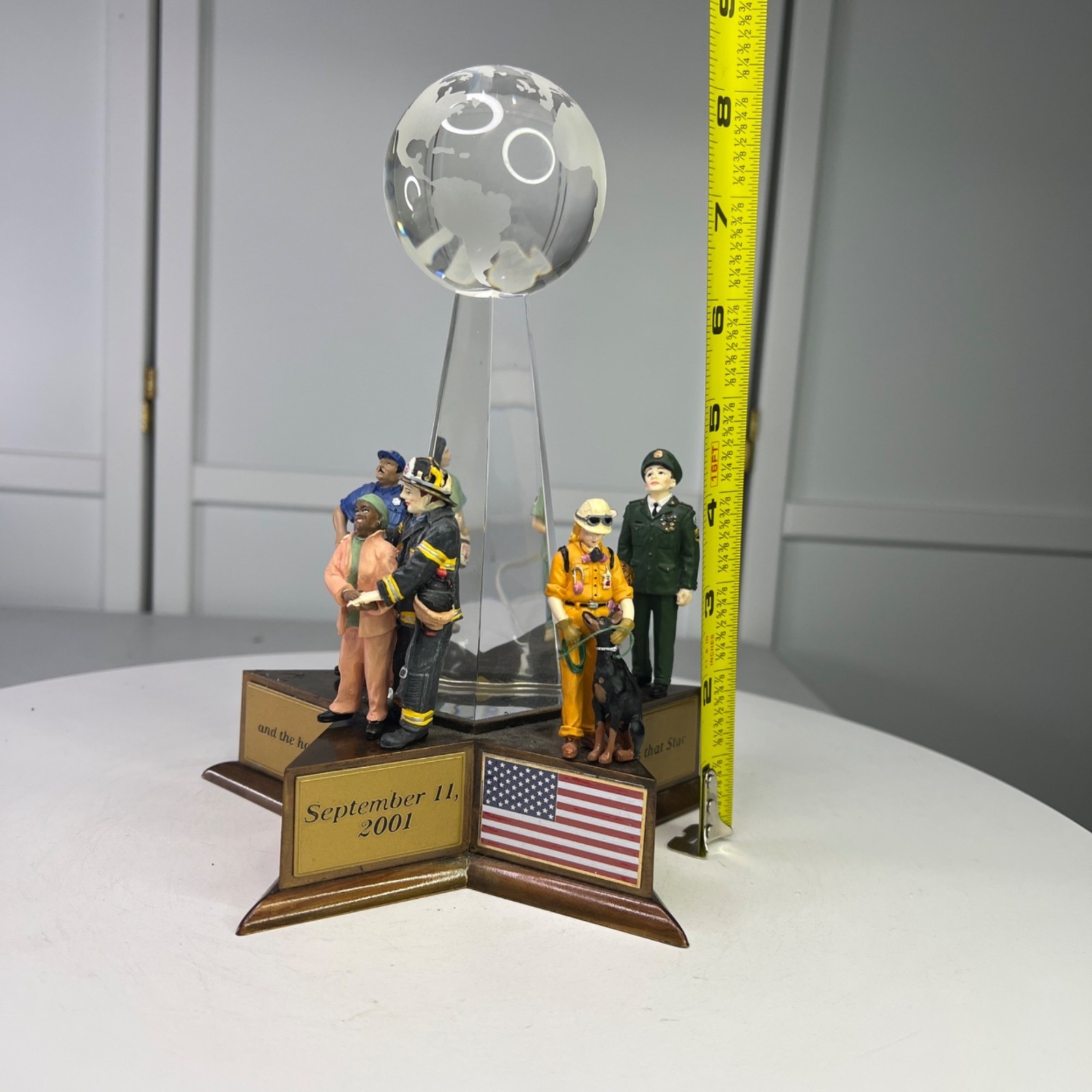 Dept 56 9/11 Memorial American Pride Collection Lighted Figurine (Incomplete)