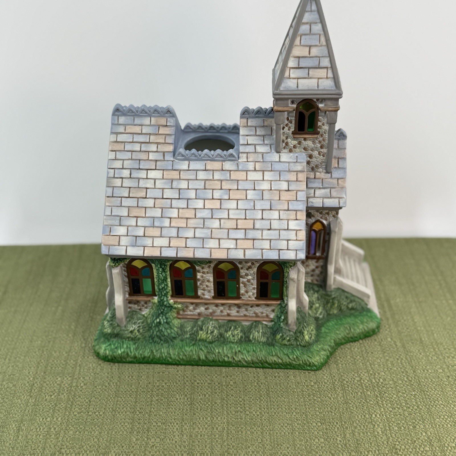 Partylite Exclusive Olde World Village #2 Victorian Church, Tea Light House