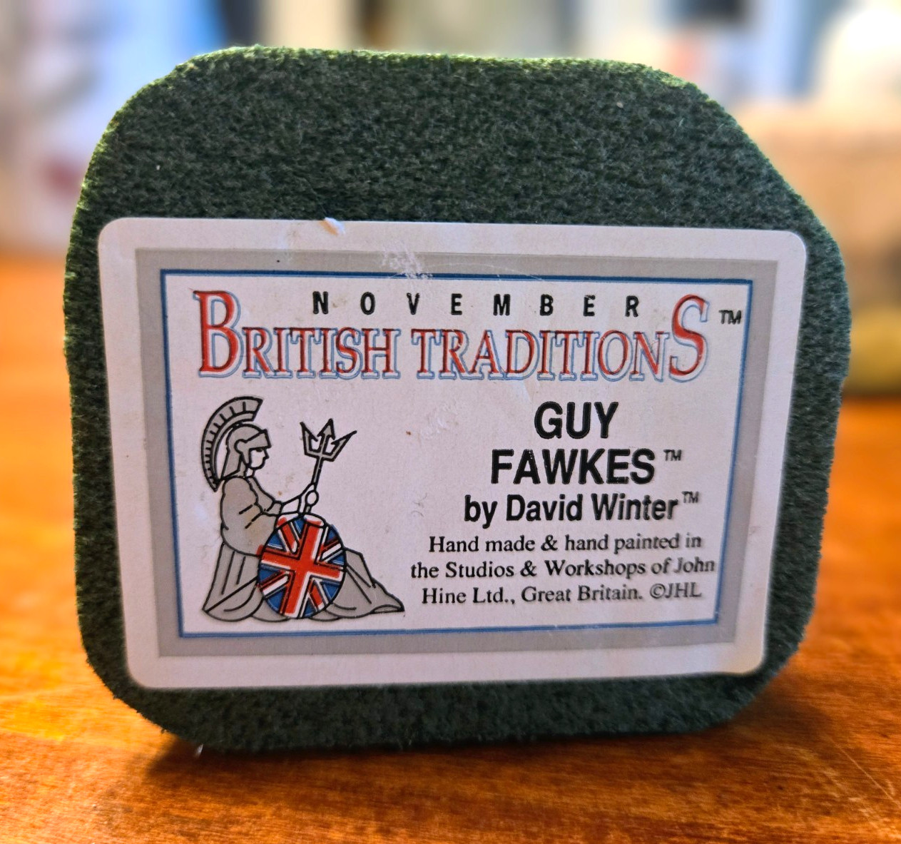 David Winter Handmade Hand Painted Guy Fawkes No box) John Hine LTD 1989