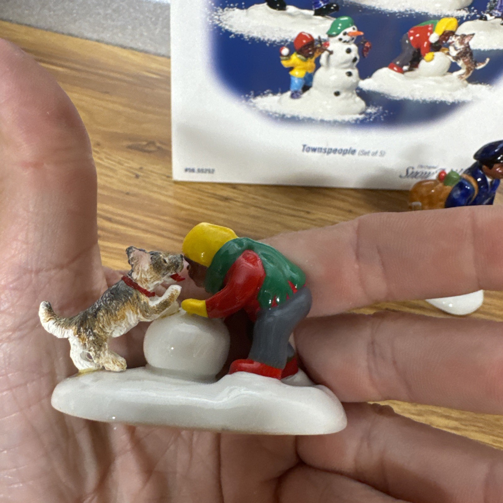 Dept 56 Snow Village Townspeople Set of 5 African American 56. 55252 Mint in Box