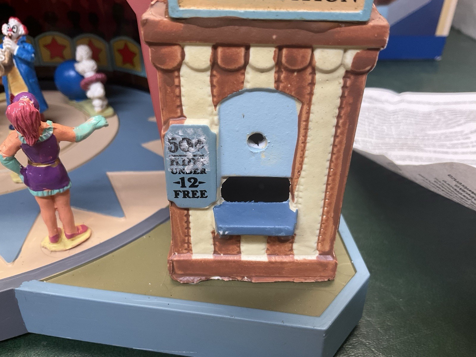 Lemax Berry Brothers Big Top Circus #55918 ~ Tested & Works ~ Missing Parts