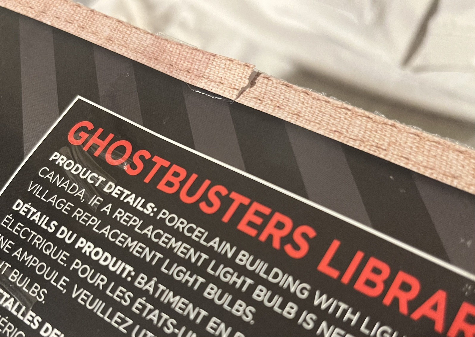 Department 56 GHOSTBUSTERS LIBRARY Lighted EX COND. HALLOWEEN Dept. 2023