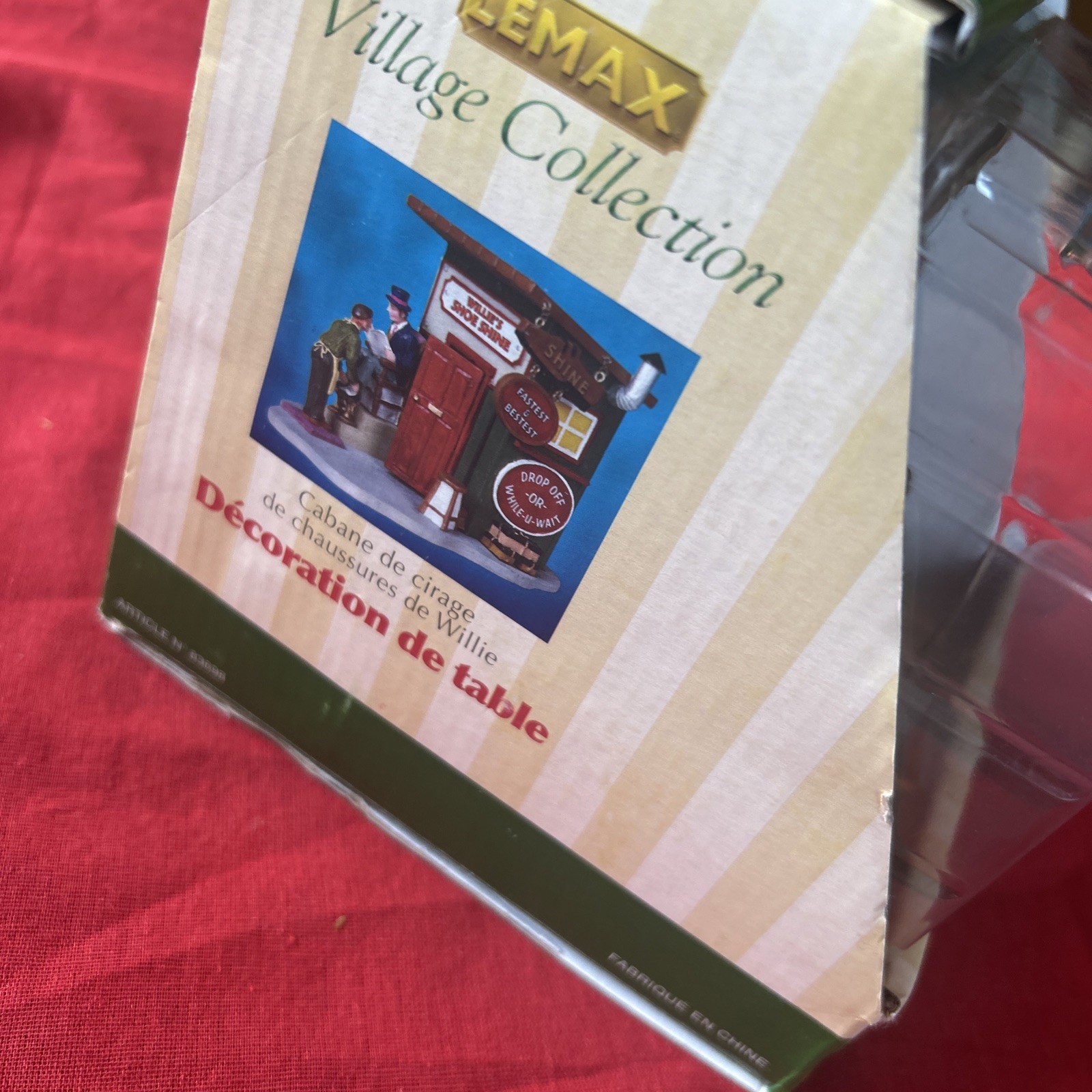 2008 Lemax Carole Towne Collection WILLIE SHINESHACK #83698 Christmas Village
