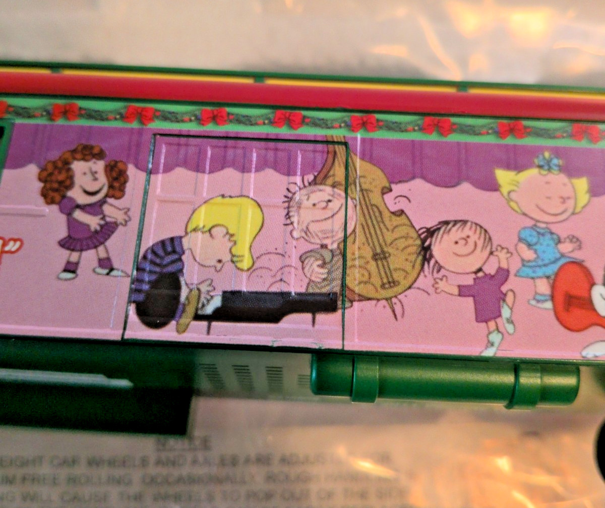 Peanuts Christmas Express Train Combine Car H. V. “Christmas Time Is Here COA