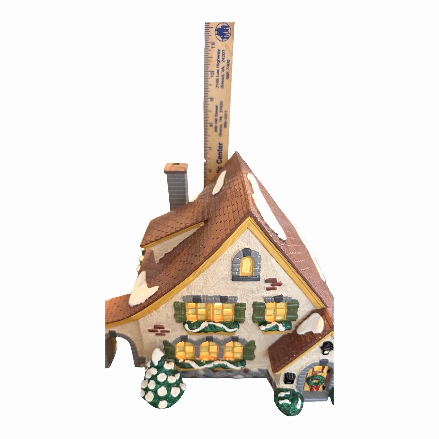Vintage 1994 Dept 56 “CARMEL COTTAGE”Original Snow Village #54666 Handpainted