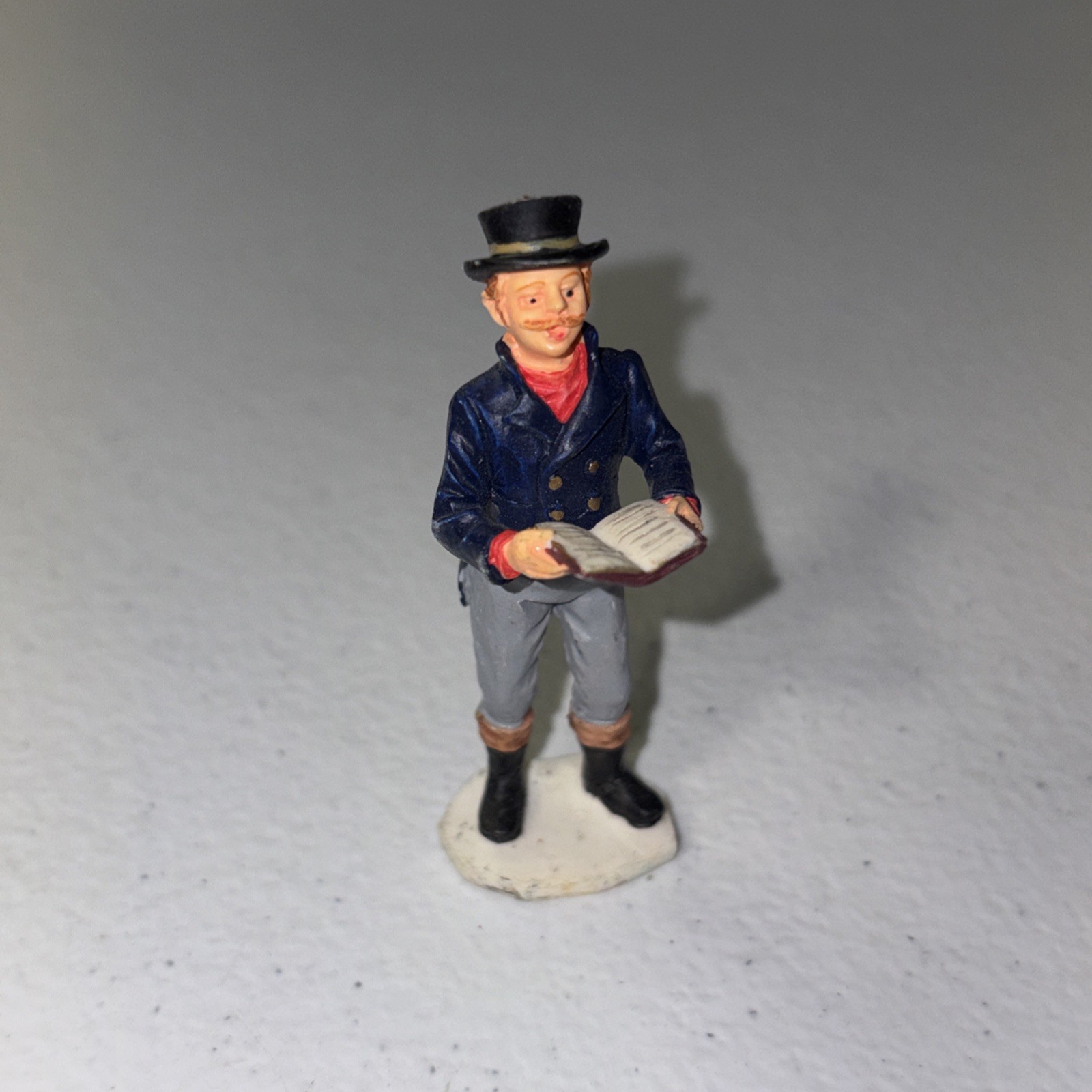 Lemax Christmas Village Town Caroler Man 92312 Caroling Singing Carols Victorian