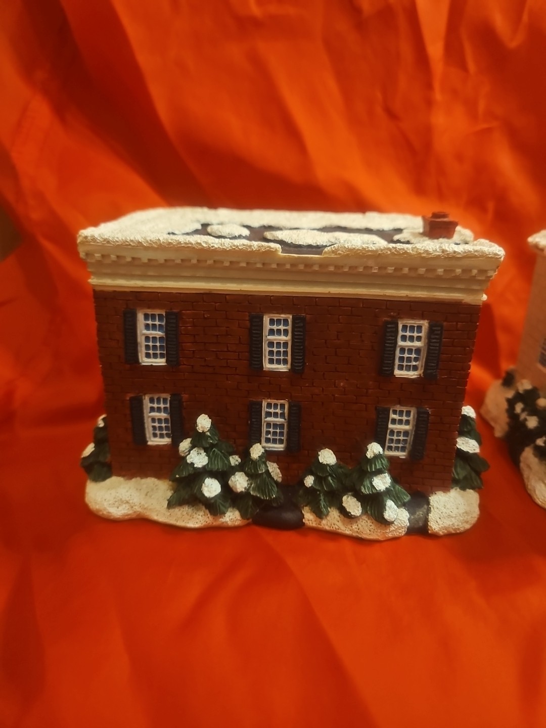 2 Christmas Village Building- One City Hall. Yemi On Bottom