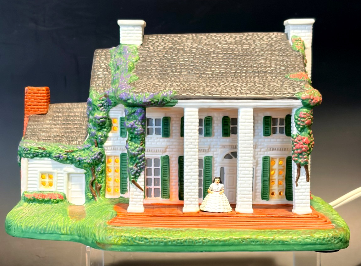 VTG Hawthorne Village Tara House Gone With The Wind Lighted Collection