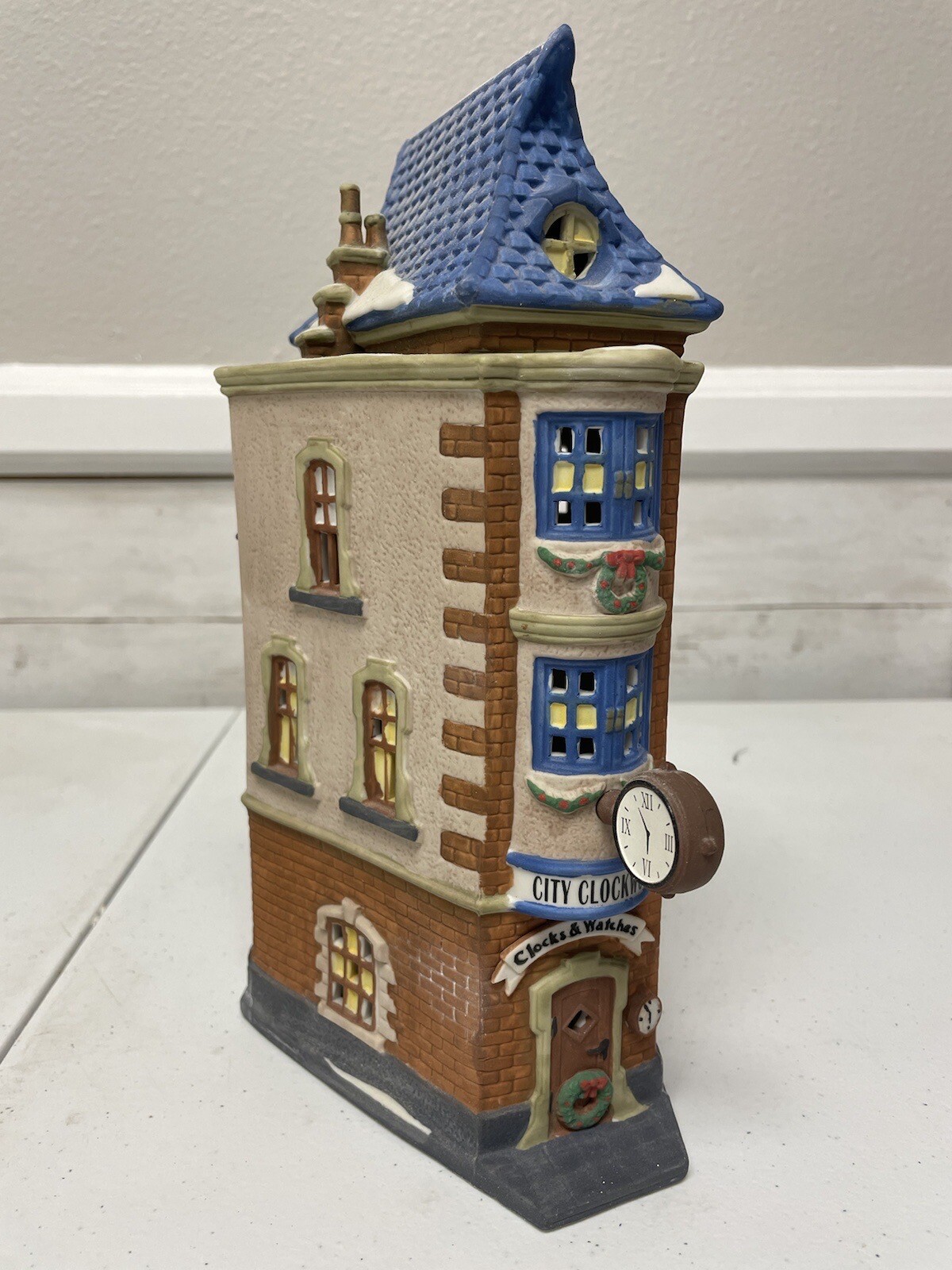 Department 56 “City Clockworks” Christmas in the City Series 1992 Excellent