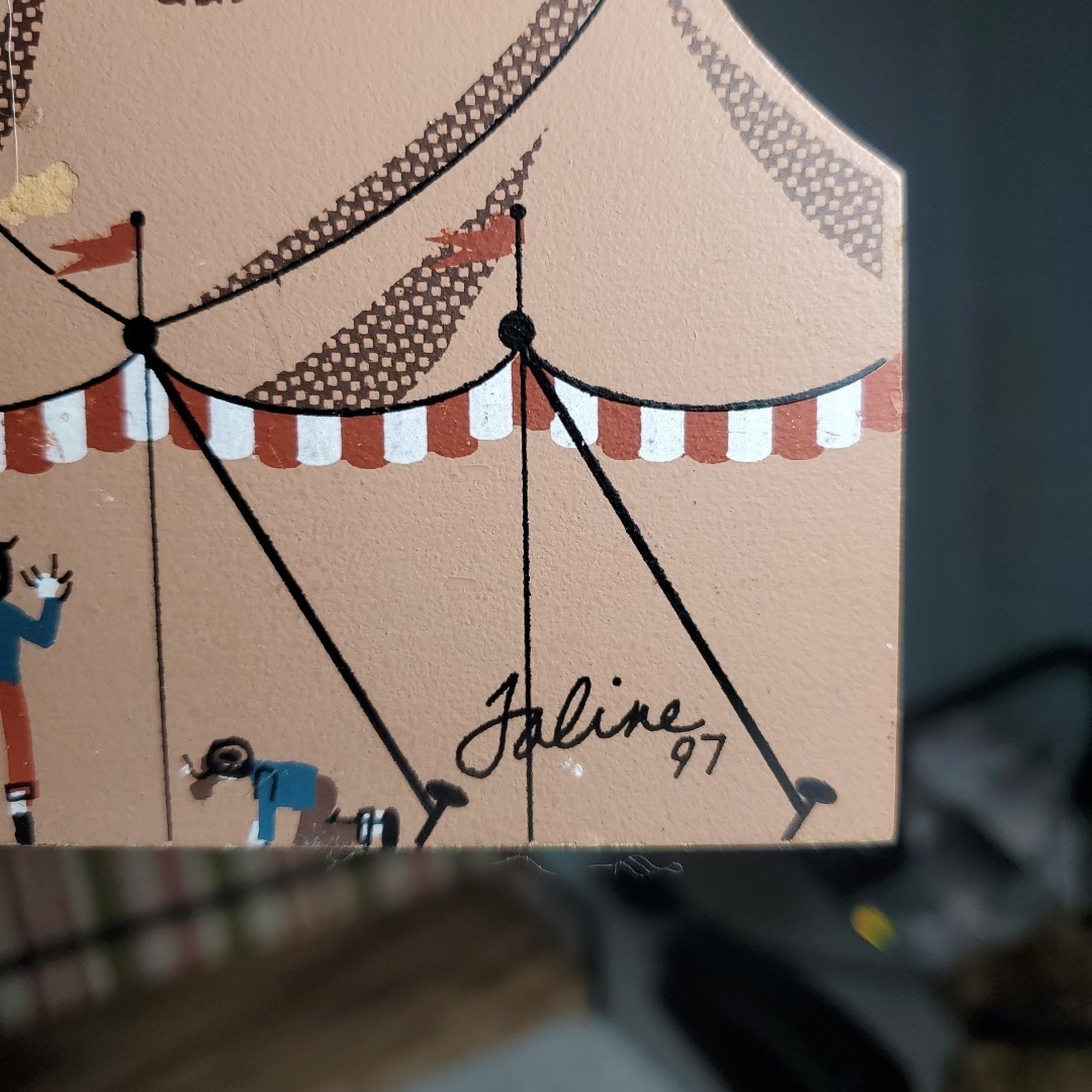 Vintage Cat’s Meow Big Top Tent Shelf Sitter 1997 Circus Series