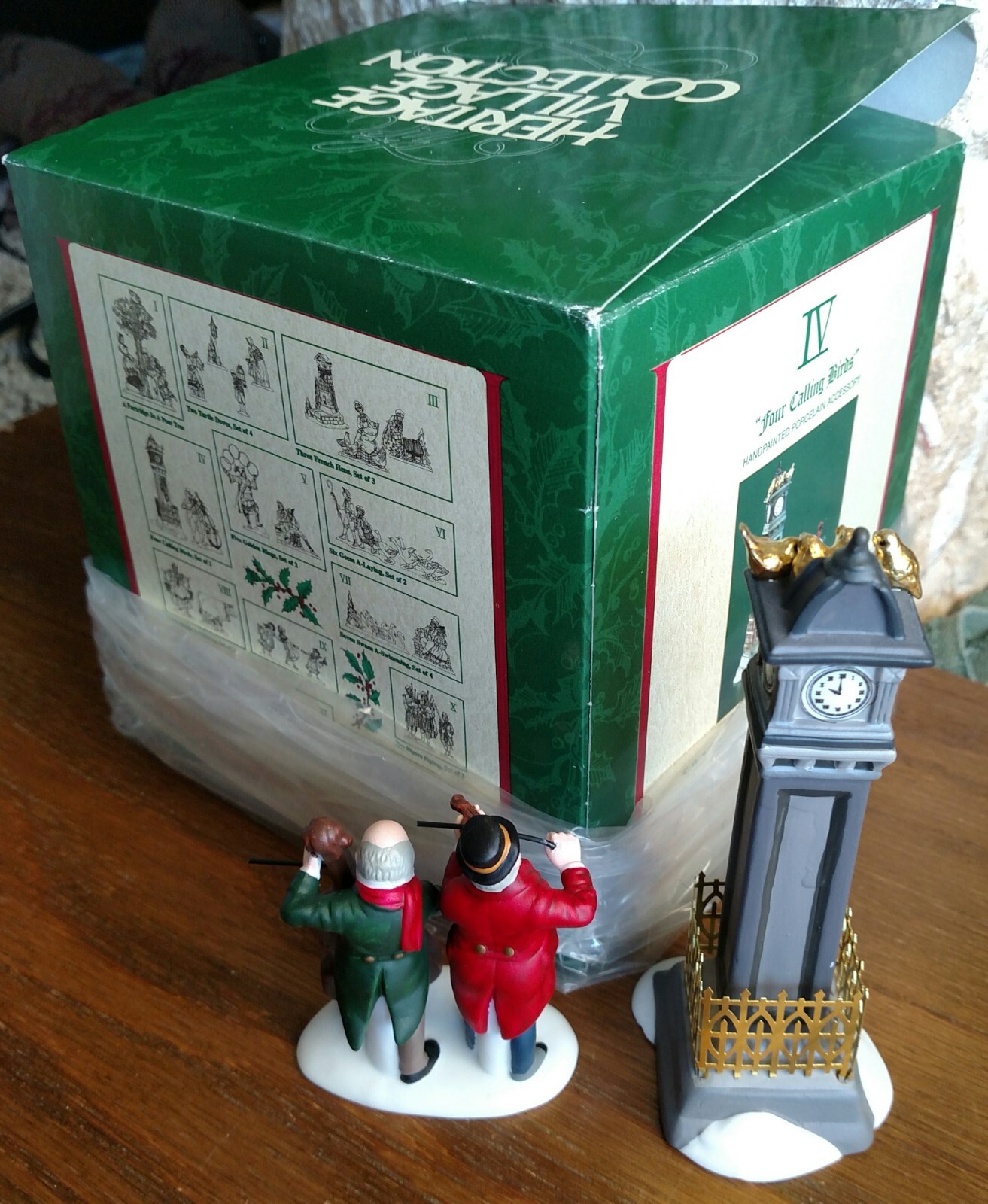 Four Calling Birds #58379 Department 56 Dickens Village -BUYER GUARANTEE