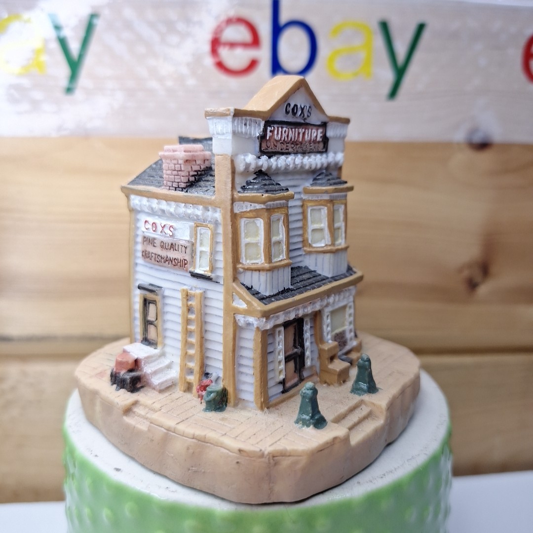 1993 Cox’s Furniture and Undertakers AH38 Porcelain House 3″