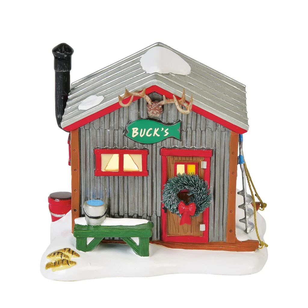 Dept 56 Snow Village, Buck’s Fish Shack 6000640 Ltd. Edition RET NEW – FREE SHIP