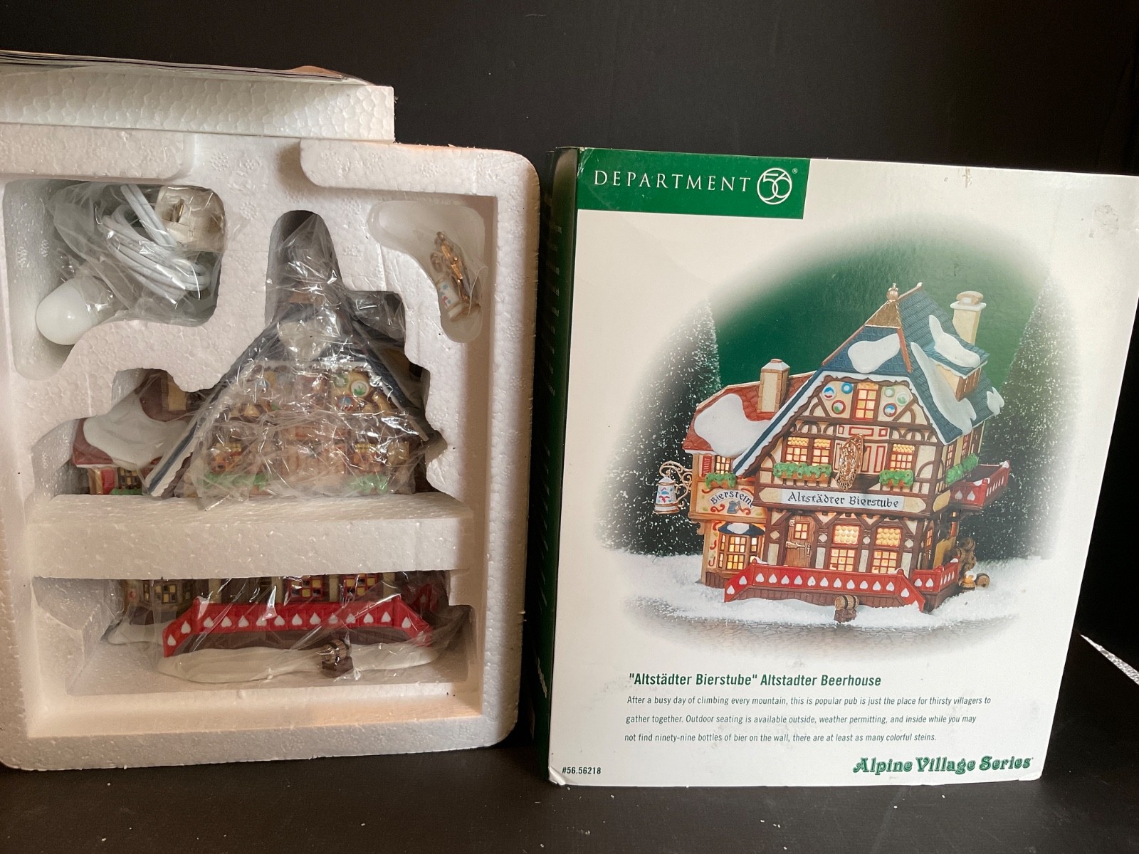 Department 56 Altstadter Bierstube Beerhouse 56.56218 Alpine Village House