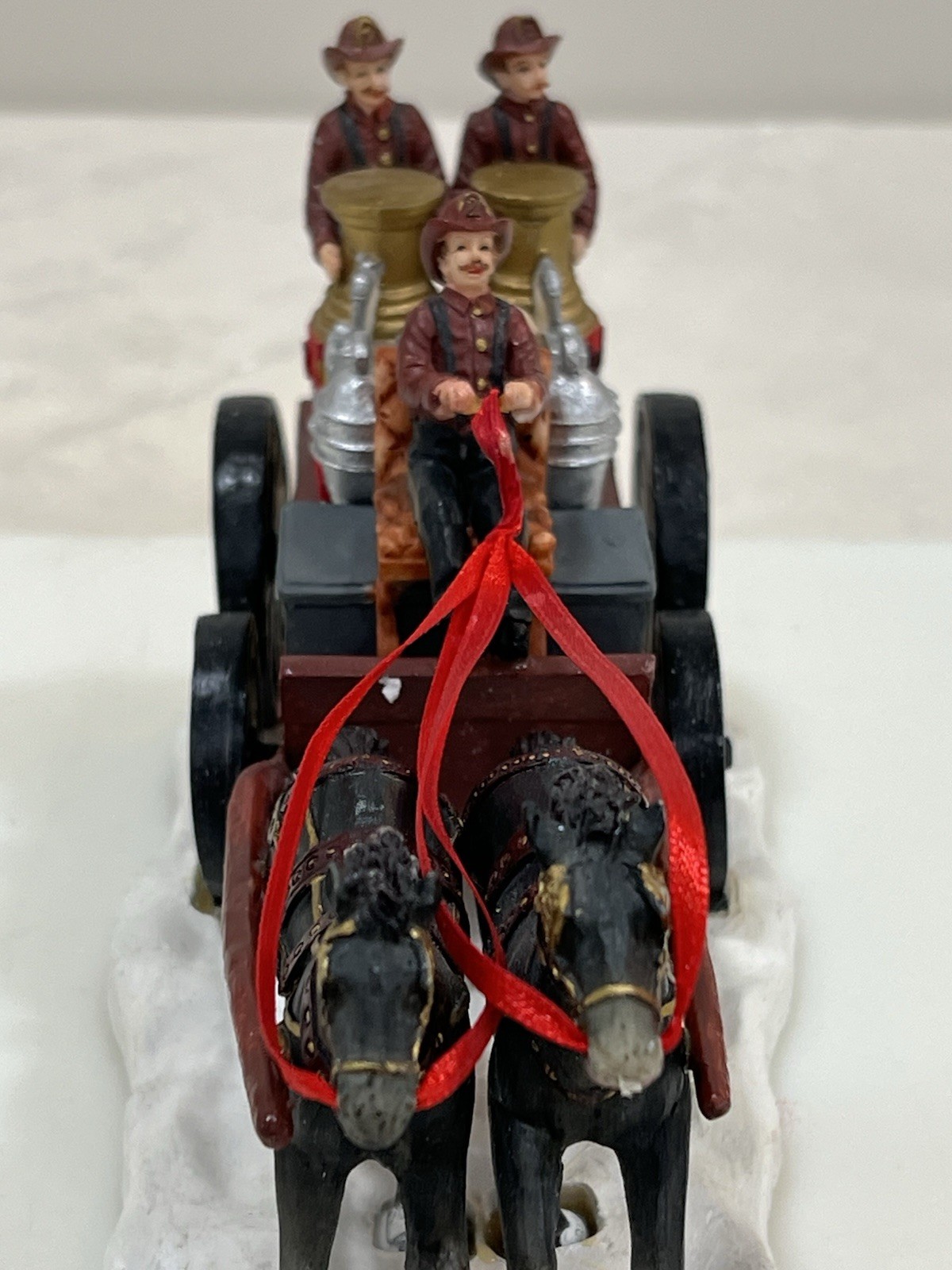 Victorian Village Collectibles “The Old Towne Horse Drawn Fire Engine” 1999