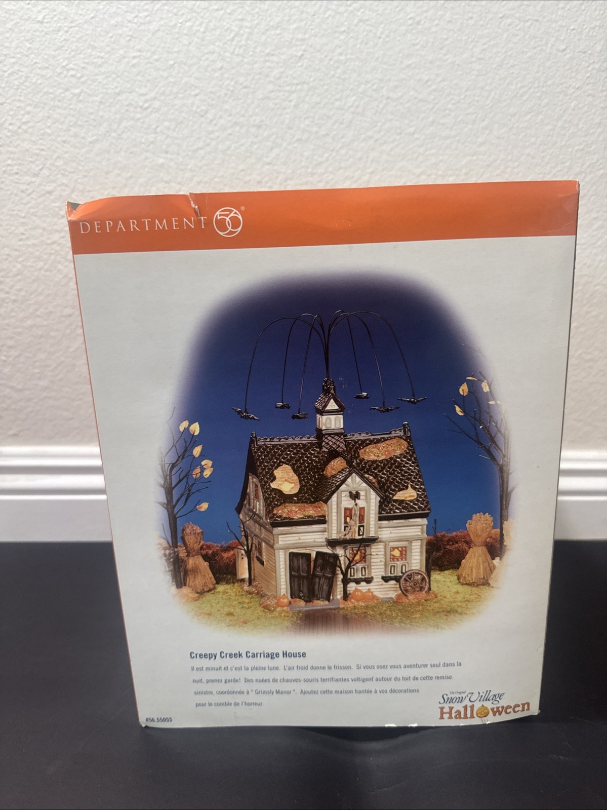 Department 56 Snow Village Creepy Creek Carriage House Halloween 55055