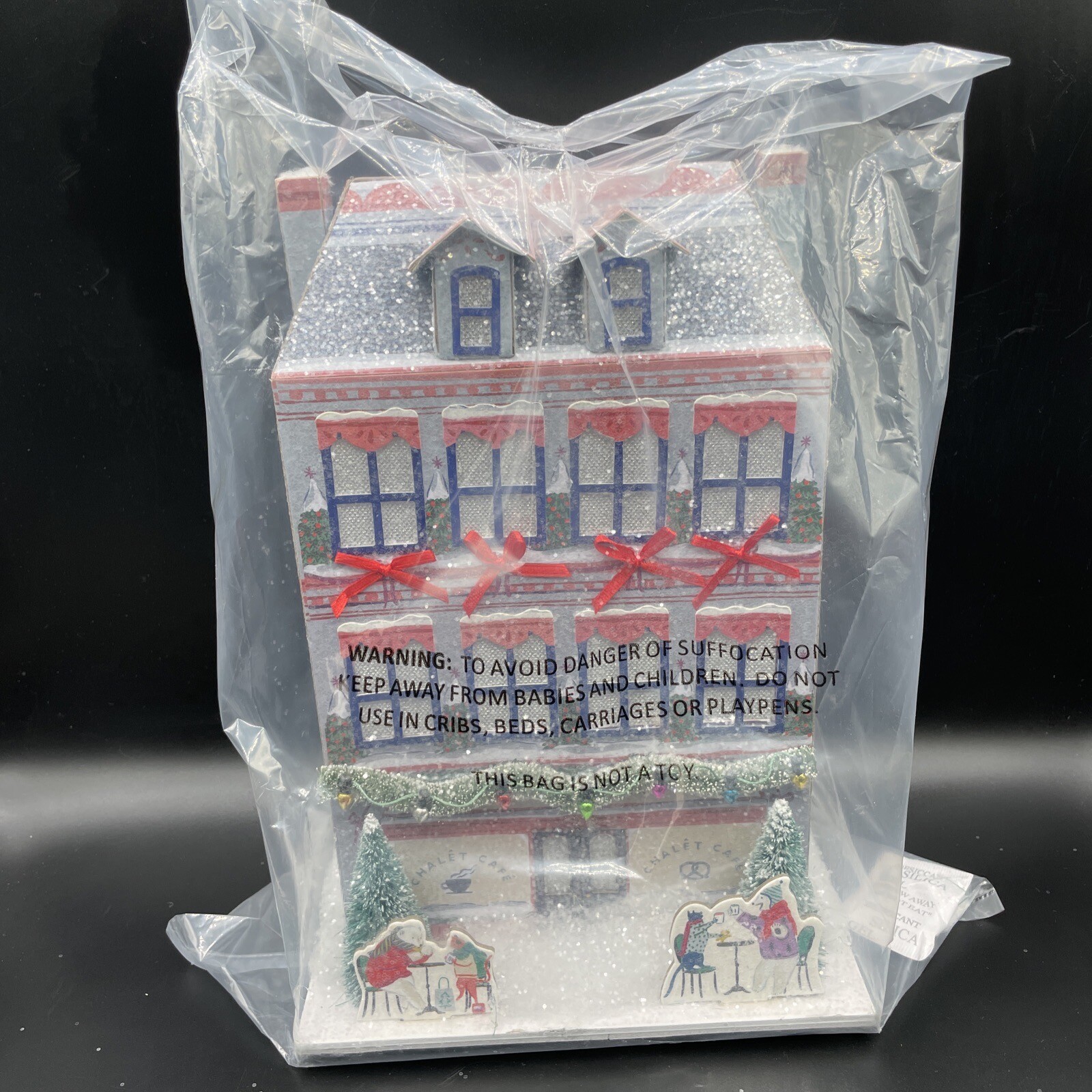 Anthropologie George & Viv Light-Up Village Chalet Cafe Shop Emily Taylor New