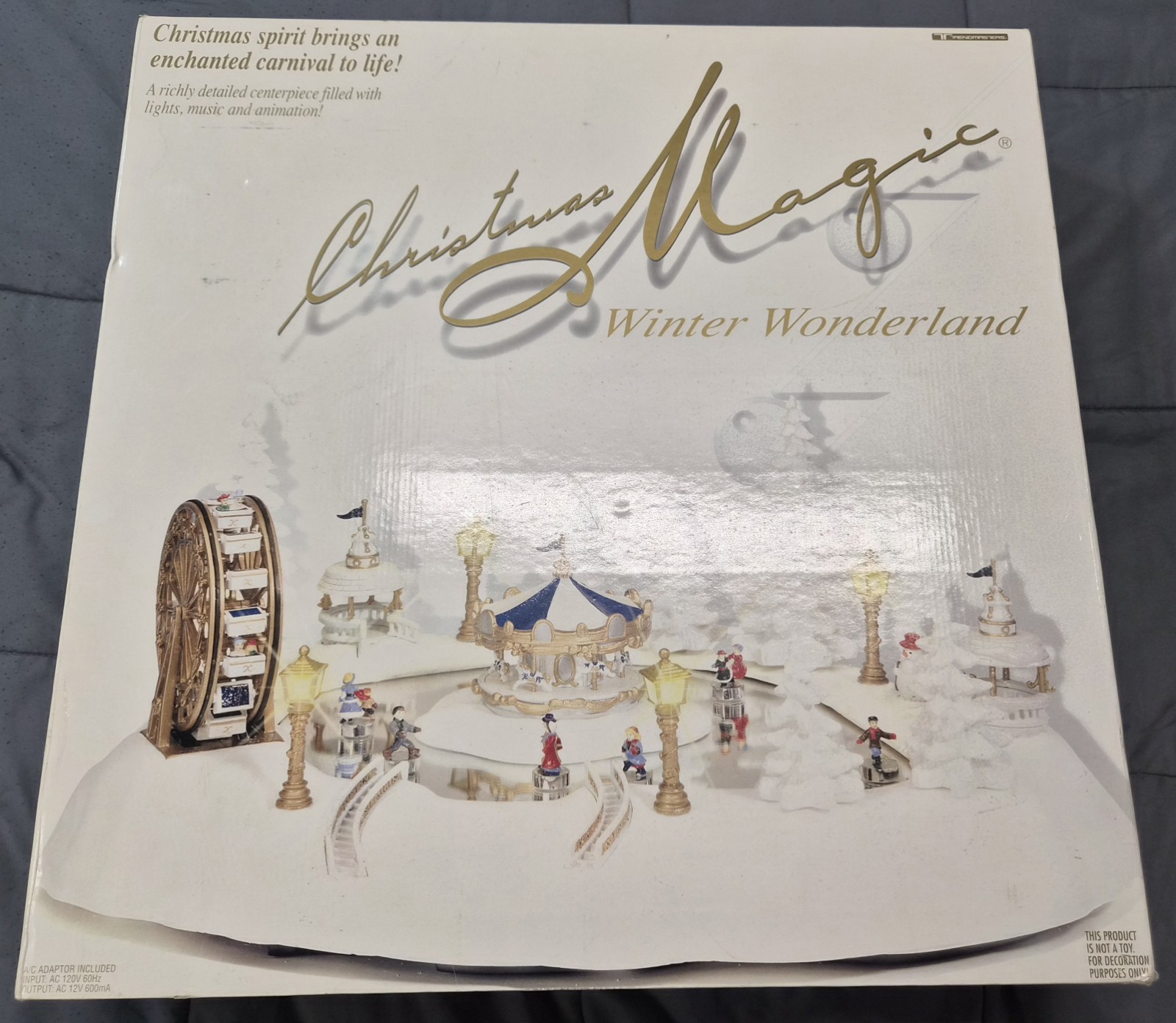 1997 Trendmasters Christmas Magic Winter Wonderland Replacement 2 LARGE TREES