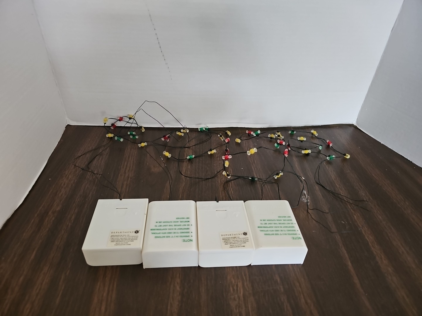 Dept 56 Village Accessories 4 String Of 12 Christmas Candy Lights