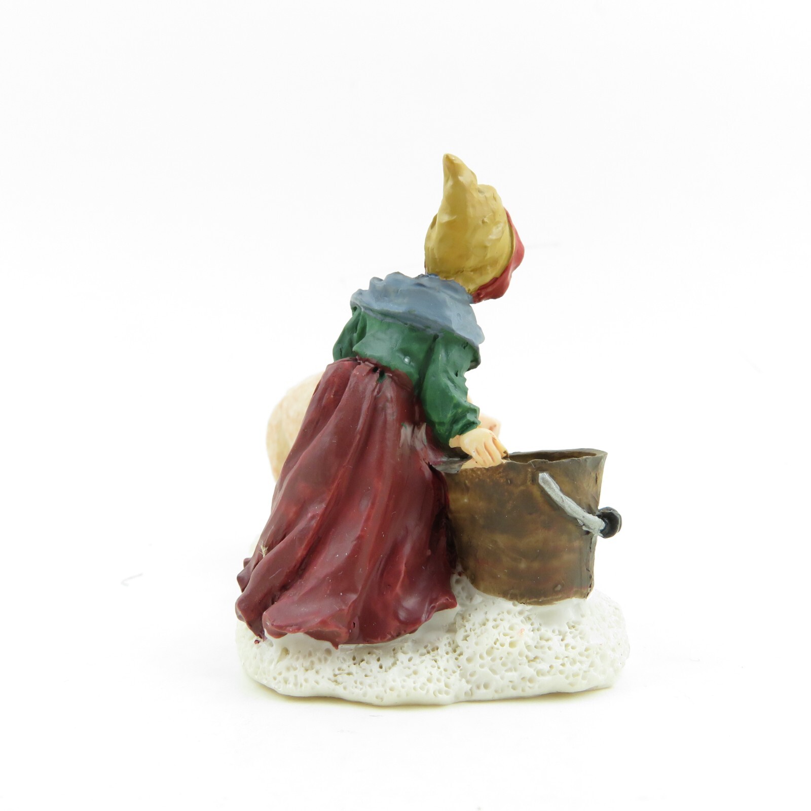 Holiday Time Christmas Village Accessory Collectibles – GIRL FEEDING PIGS- NIP