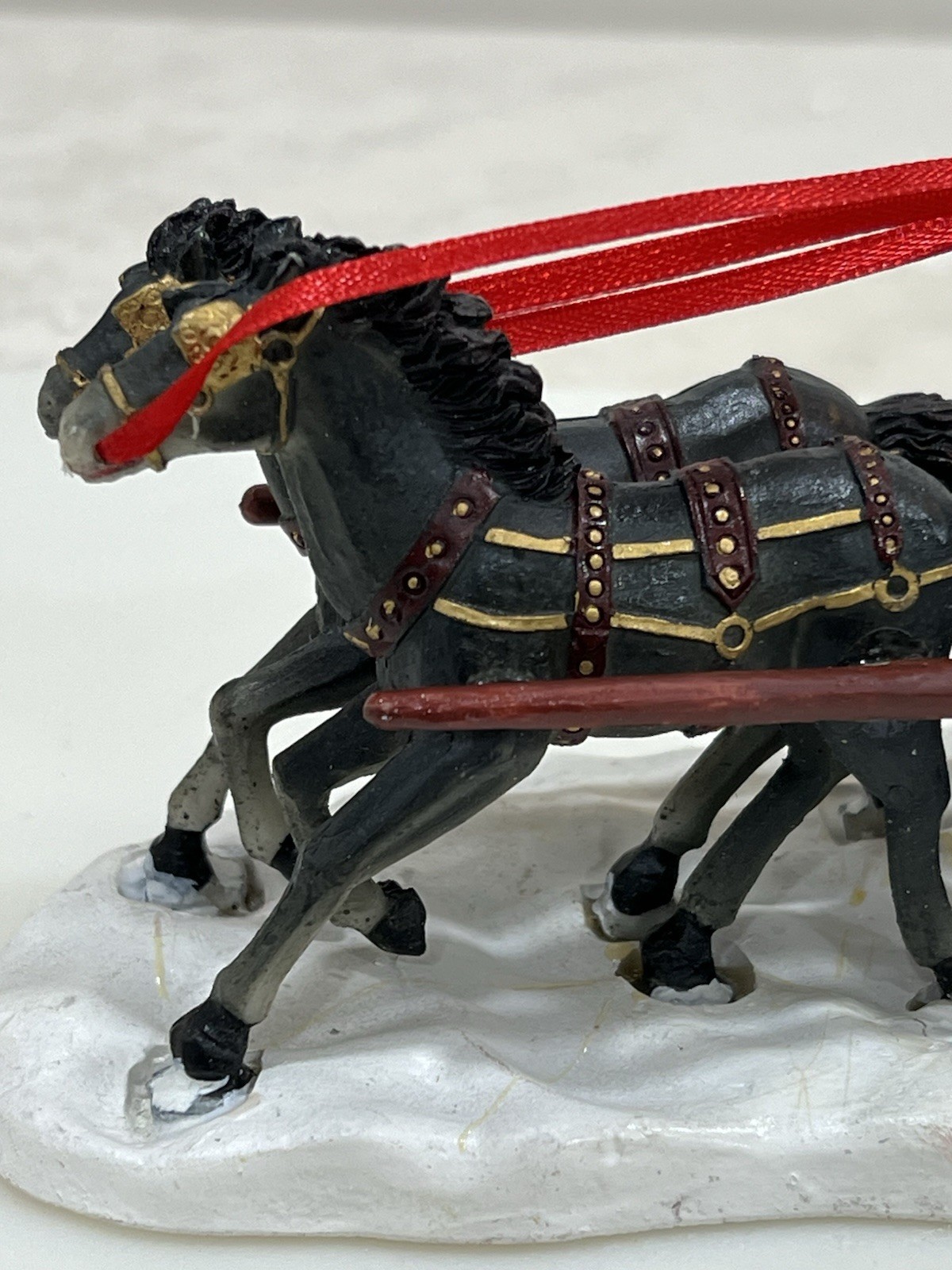 Victorian Village Collectibles “The Old Towne Horse Drawn Fire Engine” 1999