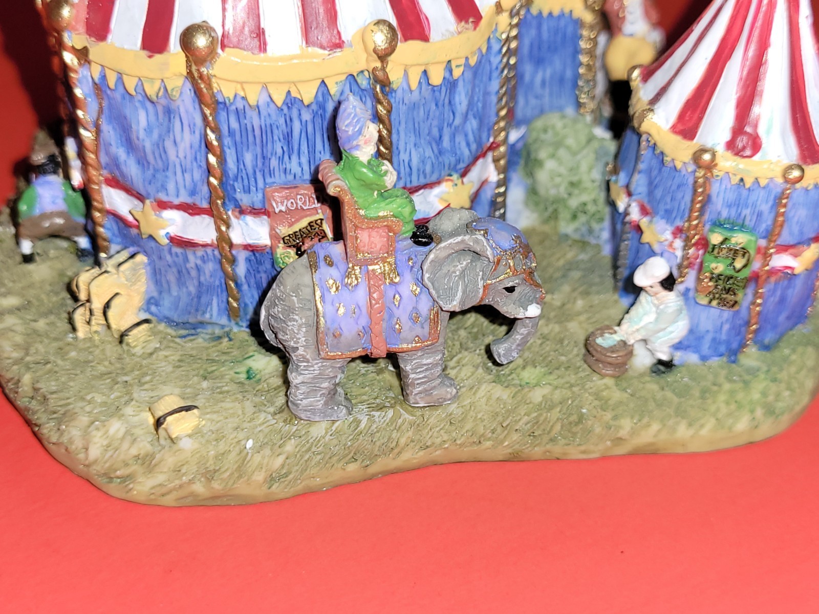 VTG Rare 1998 Liberty Falls Circus Big Top Entrance Miniature Village AH1149