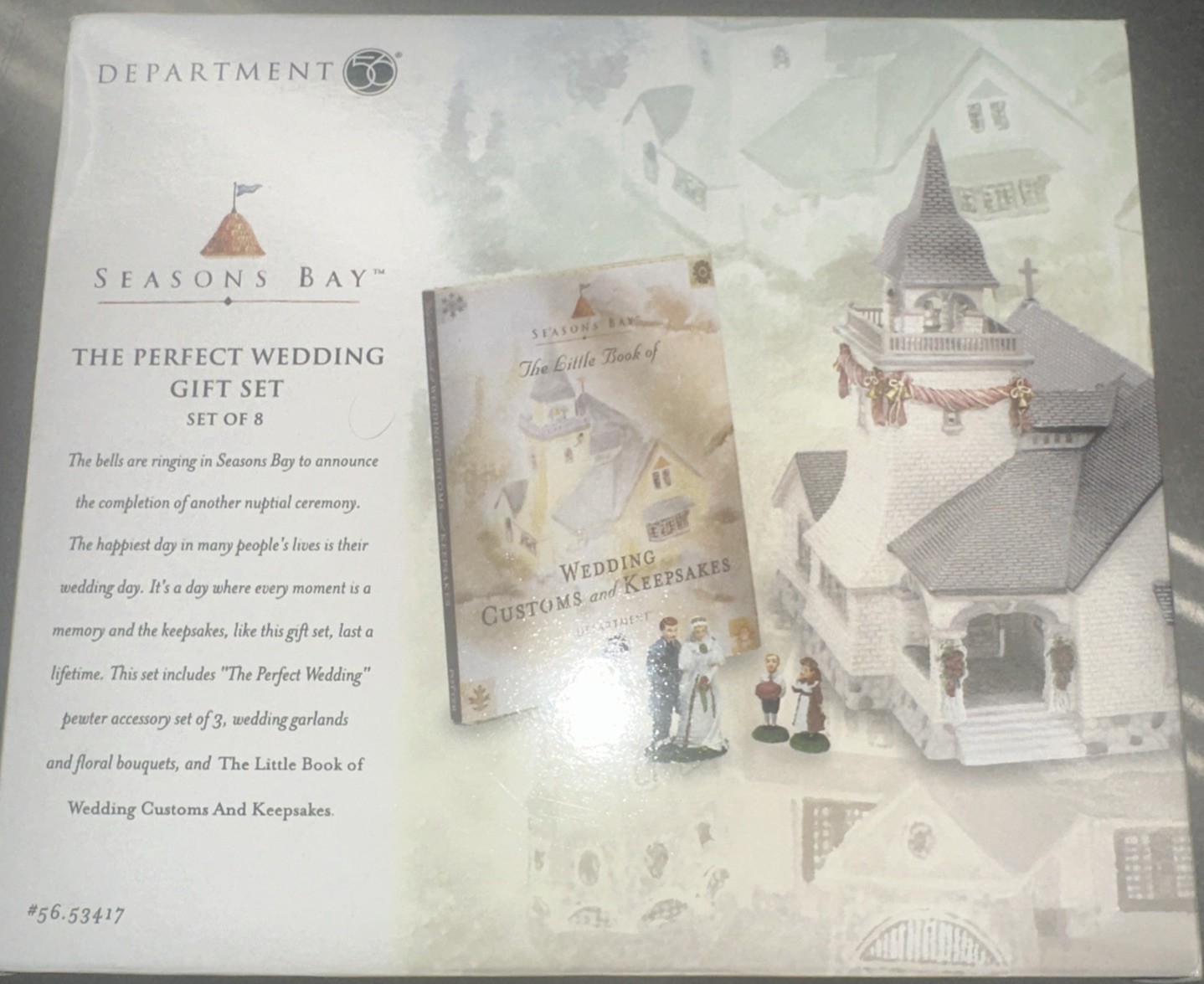 Department 56 Seasons Bay The Perfect Wedding Gift 8 Piece Set #56.53417