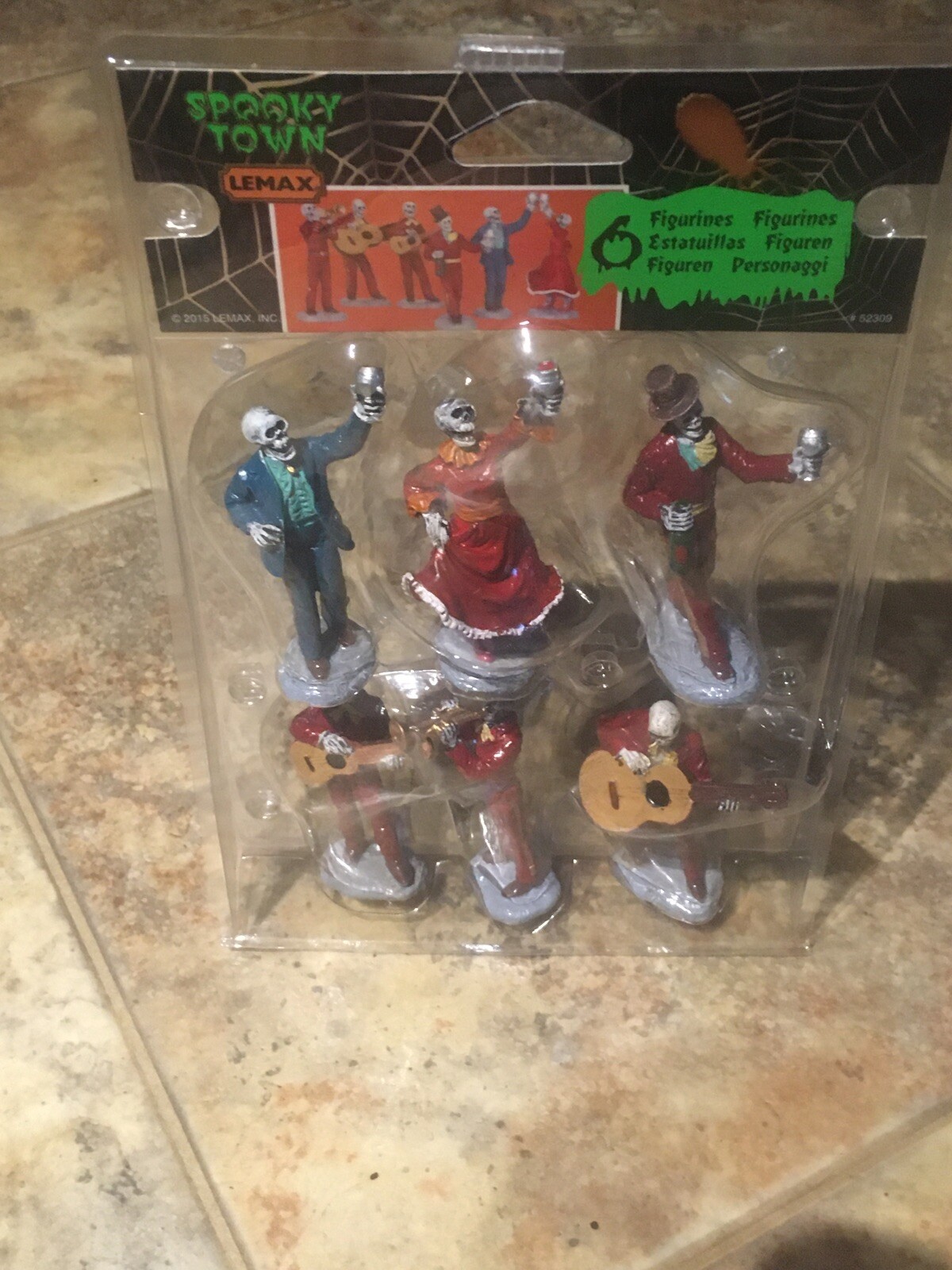 Lemax FIESTA DE LOS MUERTOS Spooky Town Village 6 Piece Set