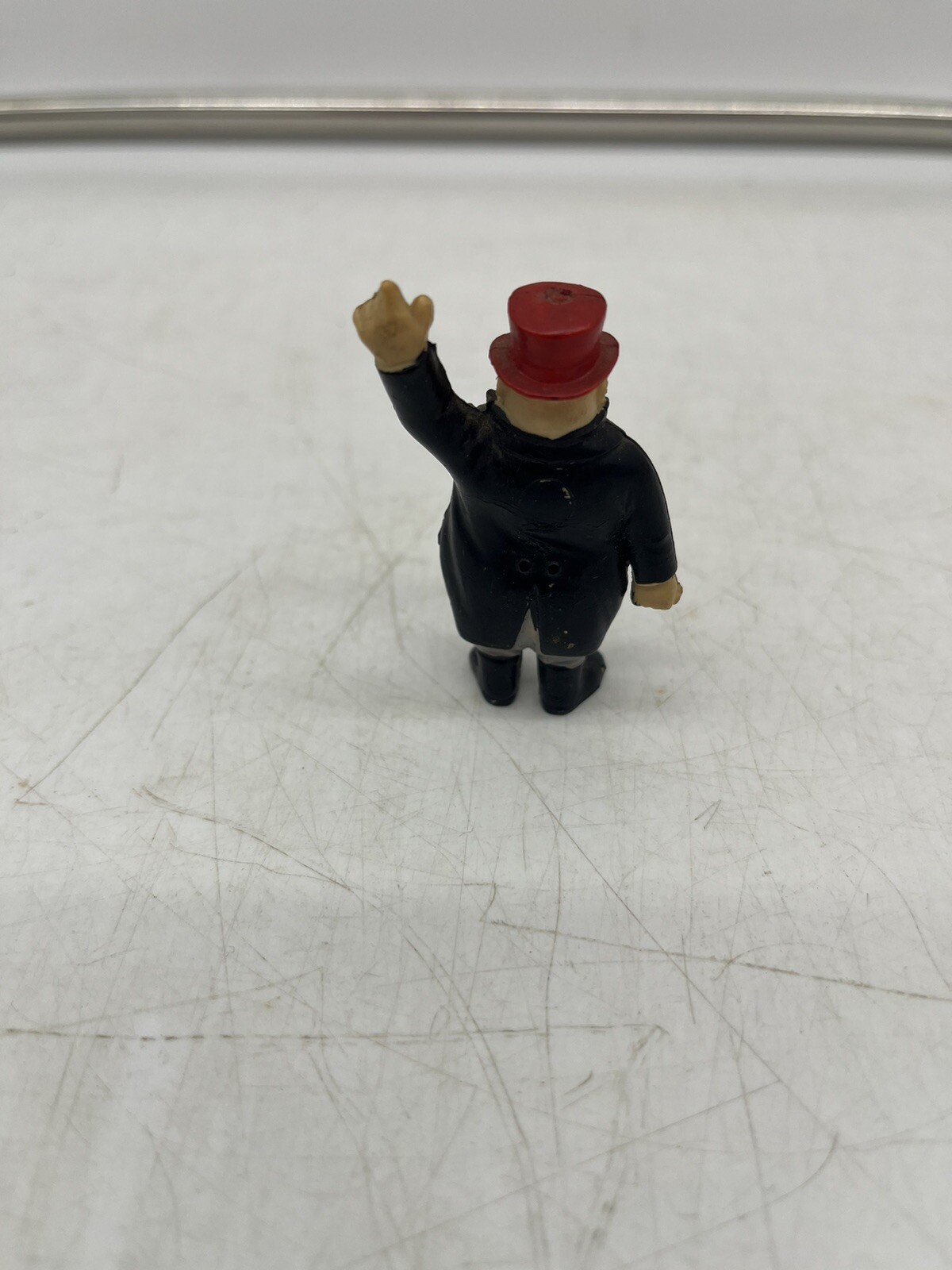Vintage Circus Carnival Ringmaster Announcer 2″ Figurine w/Top Hat Figure