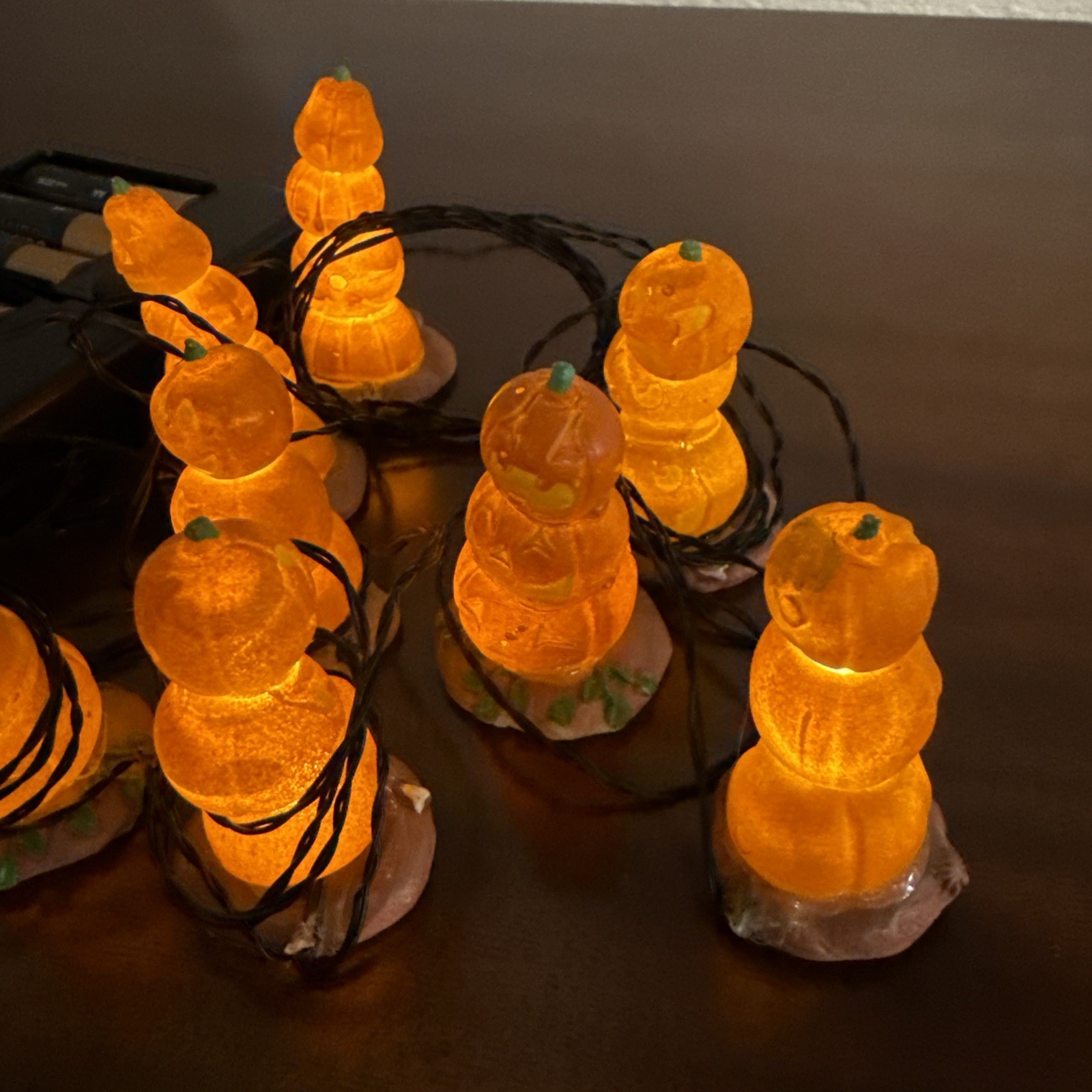 lemax spooky town accessories lighted pumpkin stacks.