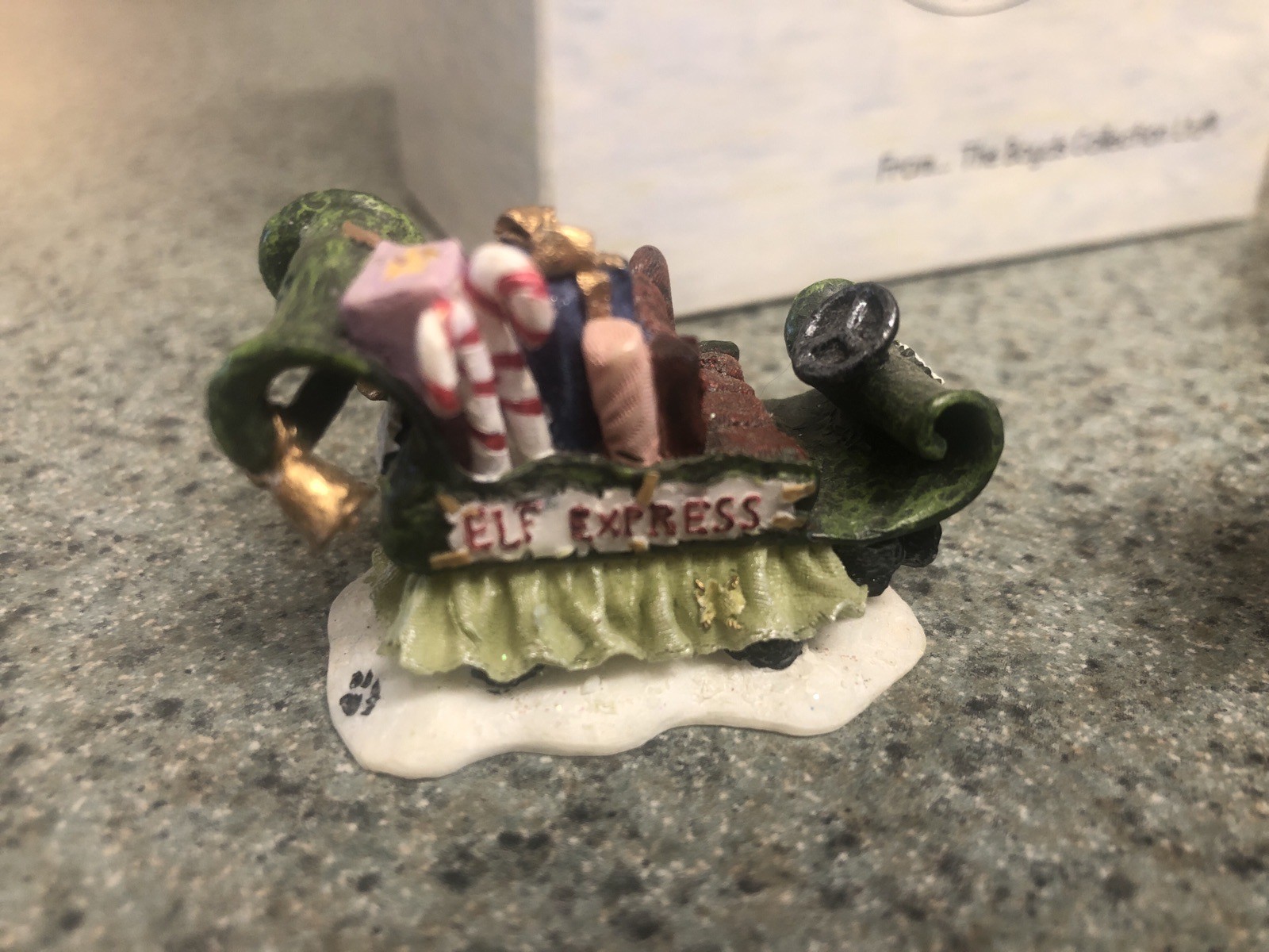 Boyds Wunnerful Village Slip and Slush Mr Sweet Treat ElfXpress