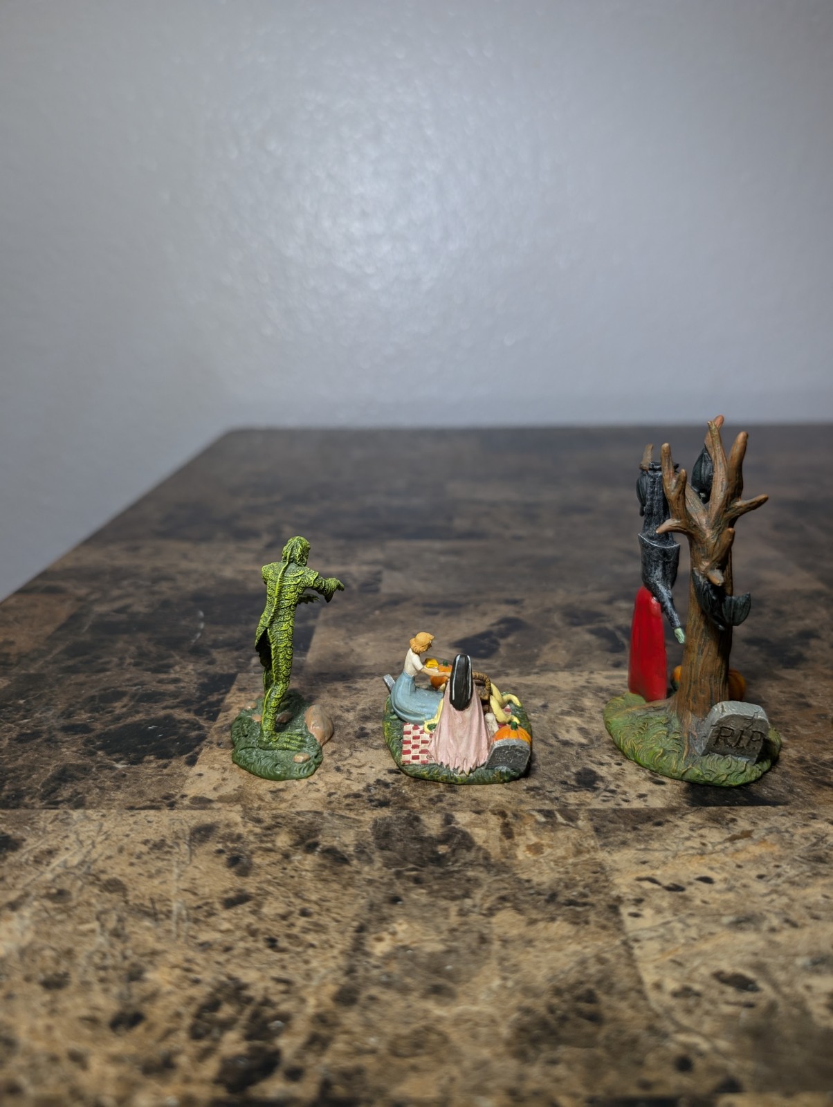 Lot Of Hawthorne Village Halloween Character Figurine Collectibles