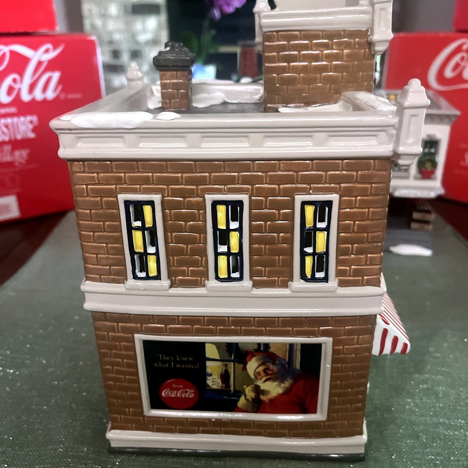 Dept 56 Snow Village COCA COLA Bundle~Plant, Drugstore, Delivery Truck & Men ***
