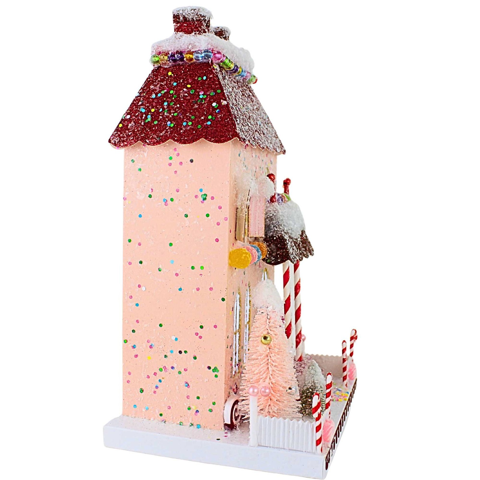 Cody Foster 14.00In Candy Cane Manor, Cardboard, Nostalgic Putz House Hou424