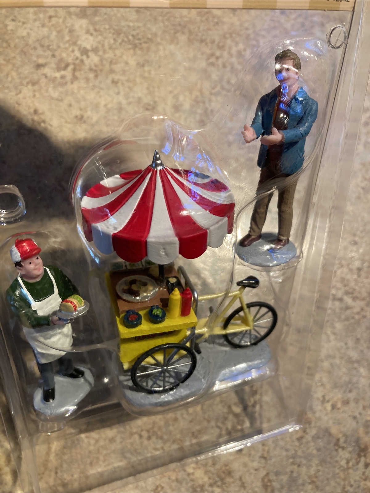 Lemax Taco Food Cart -Holiday Village Carnival Train Accent -3 Piece Set