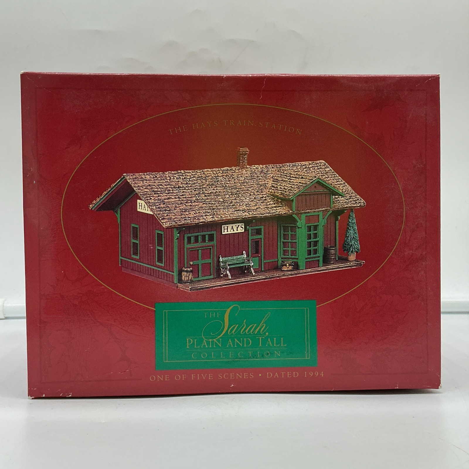 Hallmark Hays Train Station Village Sarah Plain & Tall Collection 1994
