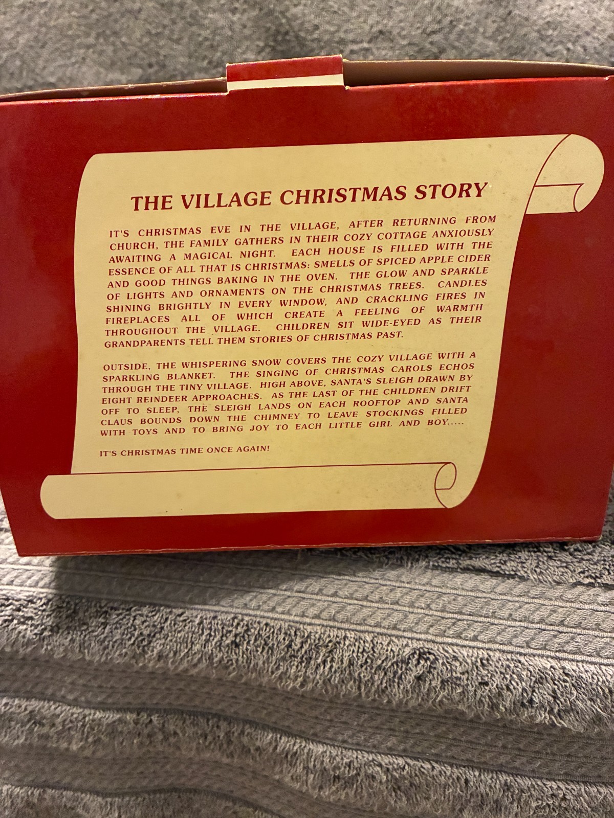 Lemax Christmas Village Kellys Fine Furniture Lighted Holiday 2000 Box Vtg