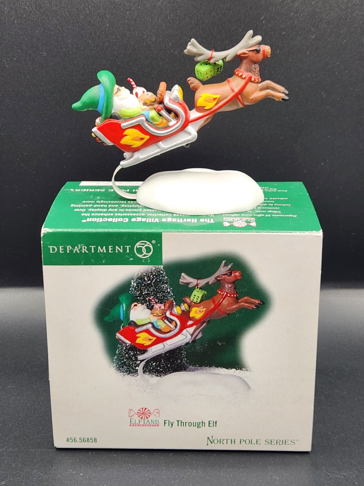 Department 56 North Pole Series ElfLand Fly Through Elf #56858 in Original Box